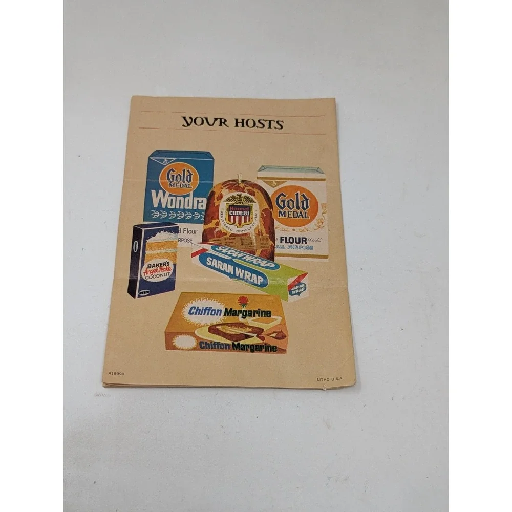 Vintage Betty Crocker's Holiday Heritage Christmas‎ Cook Book Let 1960s